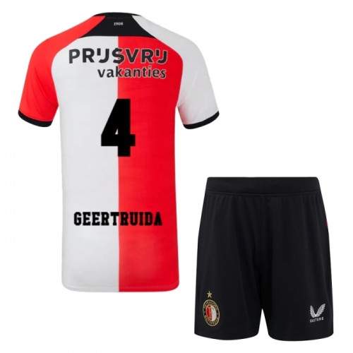 Dječji - Dresovi Komplet Feyenoord Rotterdam Geertruida 4 Domaći 2024-25 Dječji - Dresovi Komplet Feyenoord Rotterdam Geertruida 4 Domaći 2024-25